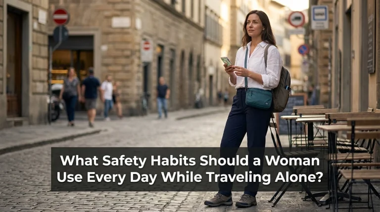 What Safety Habits Should a Woman Use Every Day While Traveling Alone