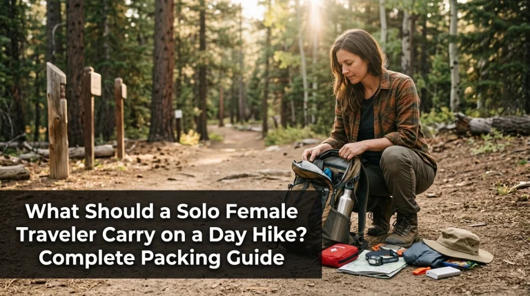 What Should a Solo Female Traveler Carry on a Day Hike