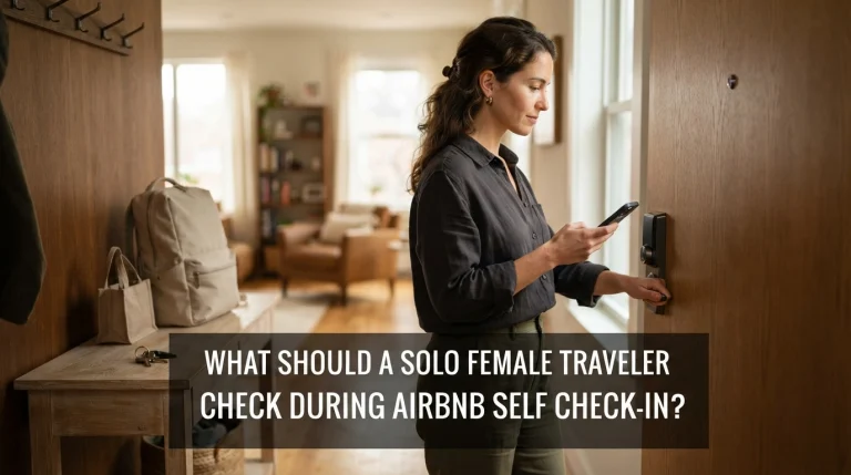 What Should a Solo Female Traveler Check During Airbnb Self Check-In