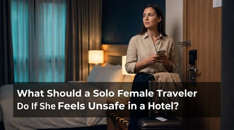 What Should a Solo Female Traveler Do If She Feels Unsafe in a Hotel