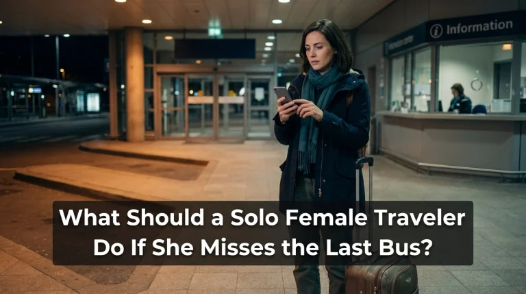 What Should a Solo Female Traveler Do If She Misses the Last Bus