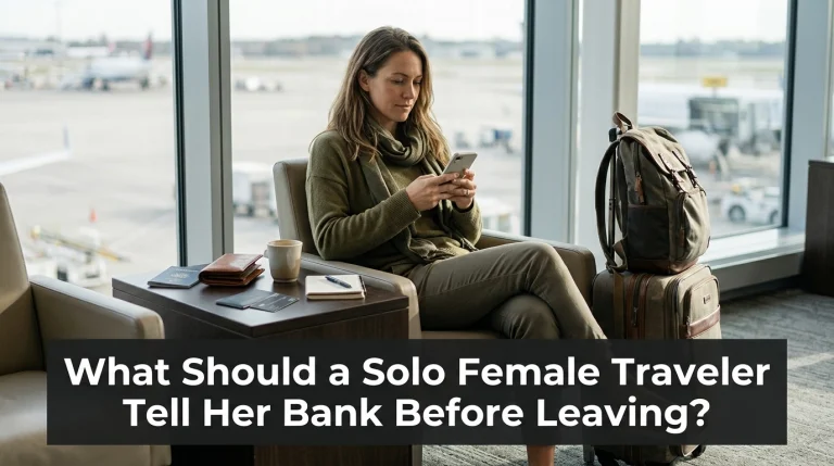 What Should a Solo Female Traveler Tell Her Bank Before Leaving