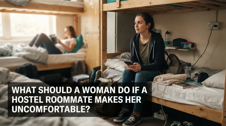 What Should a Woman Do If a Hostel Roommate Makes Her Uncomfortable