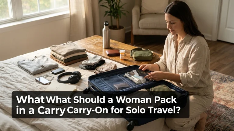 What Should a Woman Pack in a Carry-On for Solo Travel